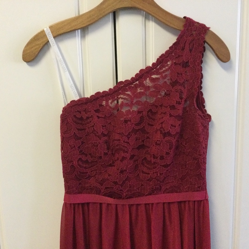 Cranberry Red Cocktail Dress Midi Size 2 America’s 250th Dress Patriotic July 4 - Picture 8 of 10